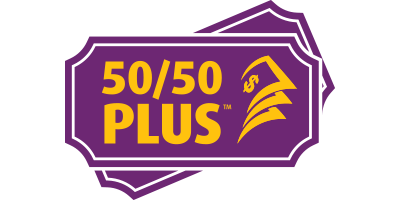 50/50 logo